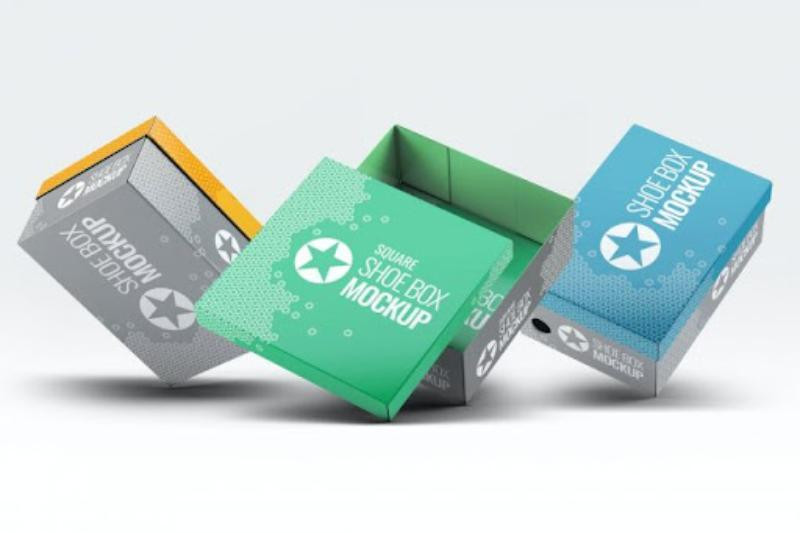 Mẫu hộp giấy đựng quần áo phong cách hiện đại