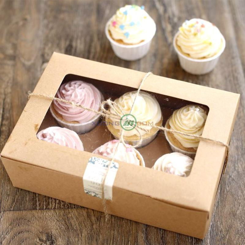 Mẫu hộp giấy hình chữ nhật làm từ giấy Kraft