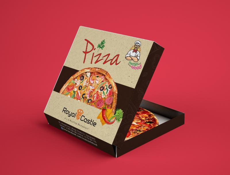 Mẫu hộp đựng pizza 2