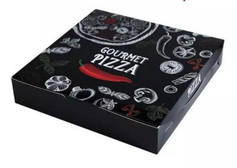 Sử dụng kỹ thuật cán màng giúp bảo vệ hộp pizza chống trầy xước tốt hơn