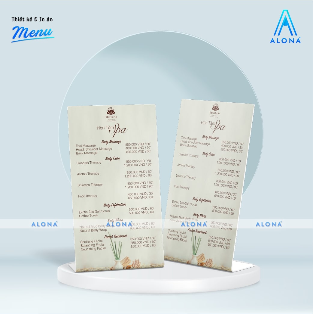 Tổng hợp các mẫu menu đẹp, chuyên nghiệp, tạo dấu ấn trong lòng khách hàng