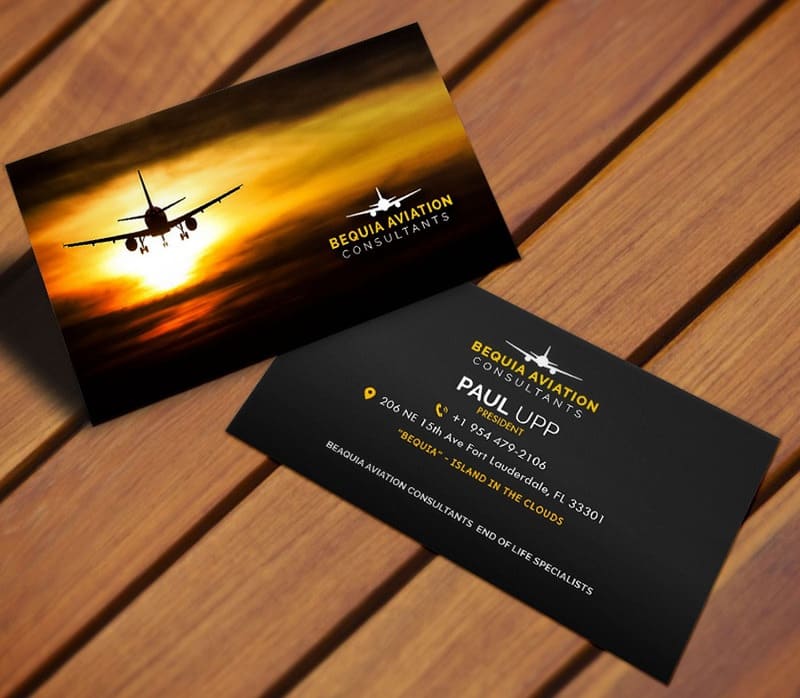 Thiết kế card visit bán vé máy bay VIP màu đen vàng Thiết kế card visit bán vé máy bay VIP màu đen vàng