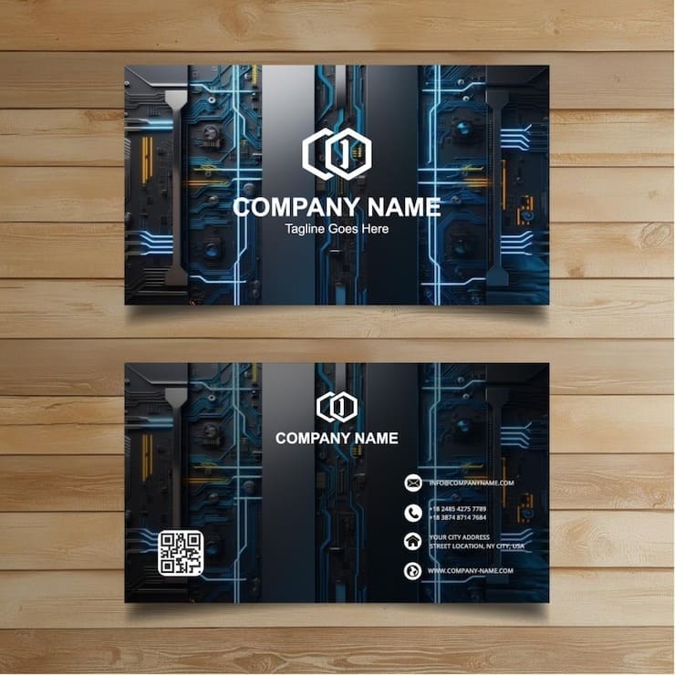 Card visit freelancer IT phong cách tối giản, hiện đại Card visit freelancer IT phong cách tối giản, hiện đại