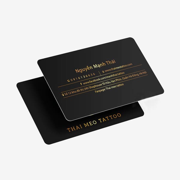 Card visit cá nhân nhựa trong hiện đại, chống thấm nước Card visit cá nhân nhựa trong hiện đại, chống thấm nước
