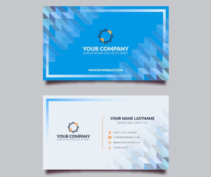 Card visit cá nhân tối giản cho quản lý doanh nghiệp Card visit cá nhân tối giản cho quản lý doanh nghiệp