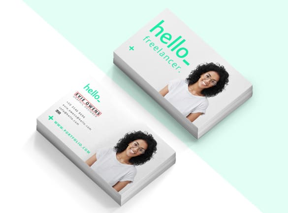 Mẫu card visit cá nhân dành cho freelancer thiết kế sáng tạo Mẫu card visit cá nhân dành cho freelancer thiết kế sáng tạo