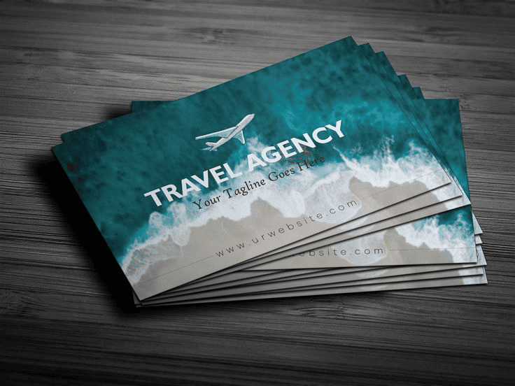 Mẫu card visit du lịch 8 Mẫu card visit du lịch 8