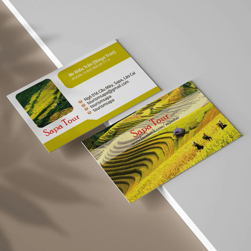 Mẫu card visit du lịch 11 Mẫu card visit du lịch 11