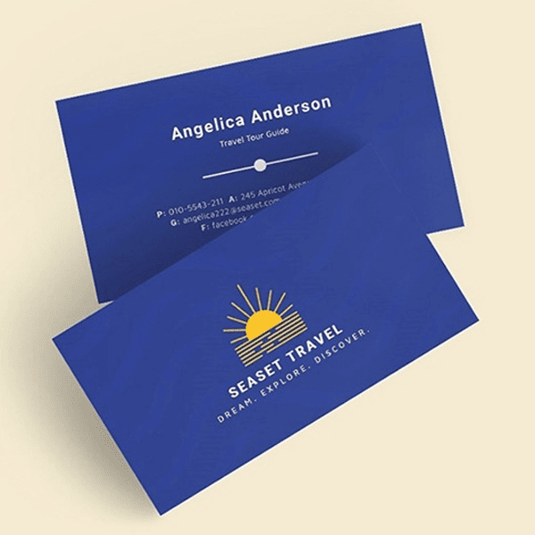 Mẫu card visit du lịch 13 Mẫu card visit du lịch 13