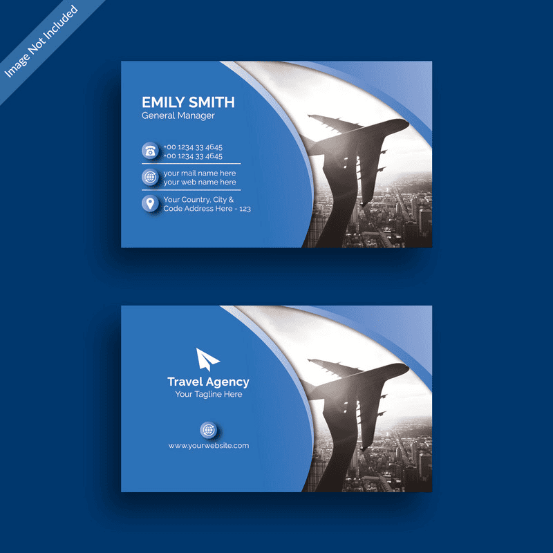 Mẫu card visit du lịch 5 Mẫu card visit du lịch 5