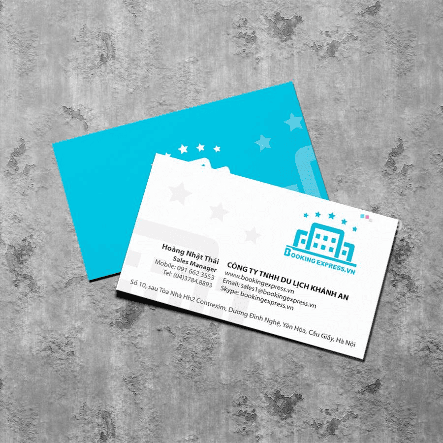 Mẫu card visit du lịch 7 Mẫu card visit du lịch 7