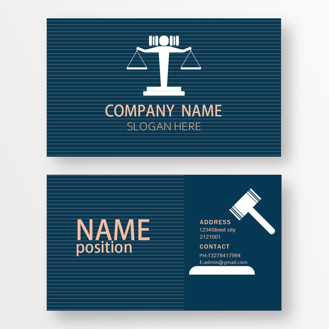 Mẫu card visit luật sư 14 Mẫu card visit luật sư 14