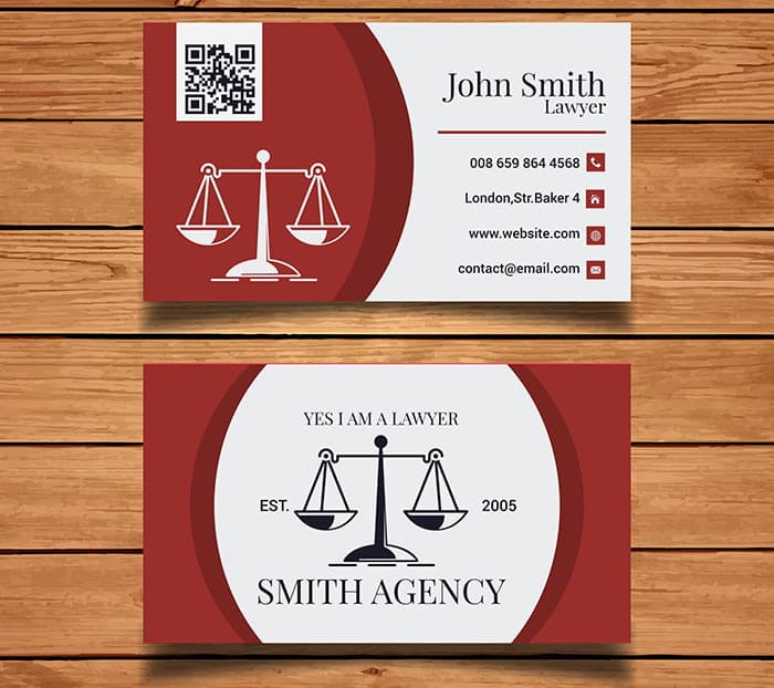 Mẫu card visit luật sư 15 Mẫu card visit luật sư 15