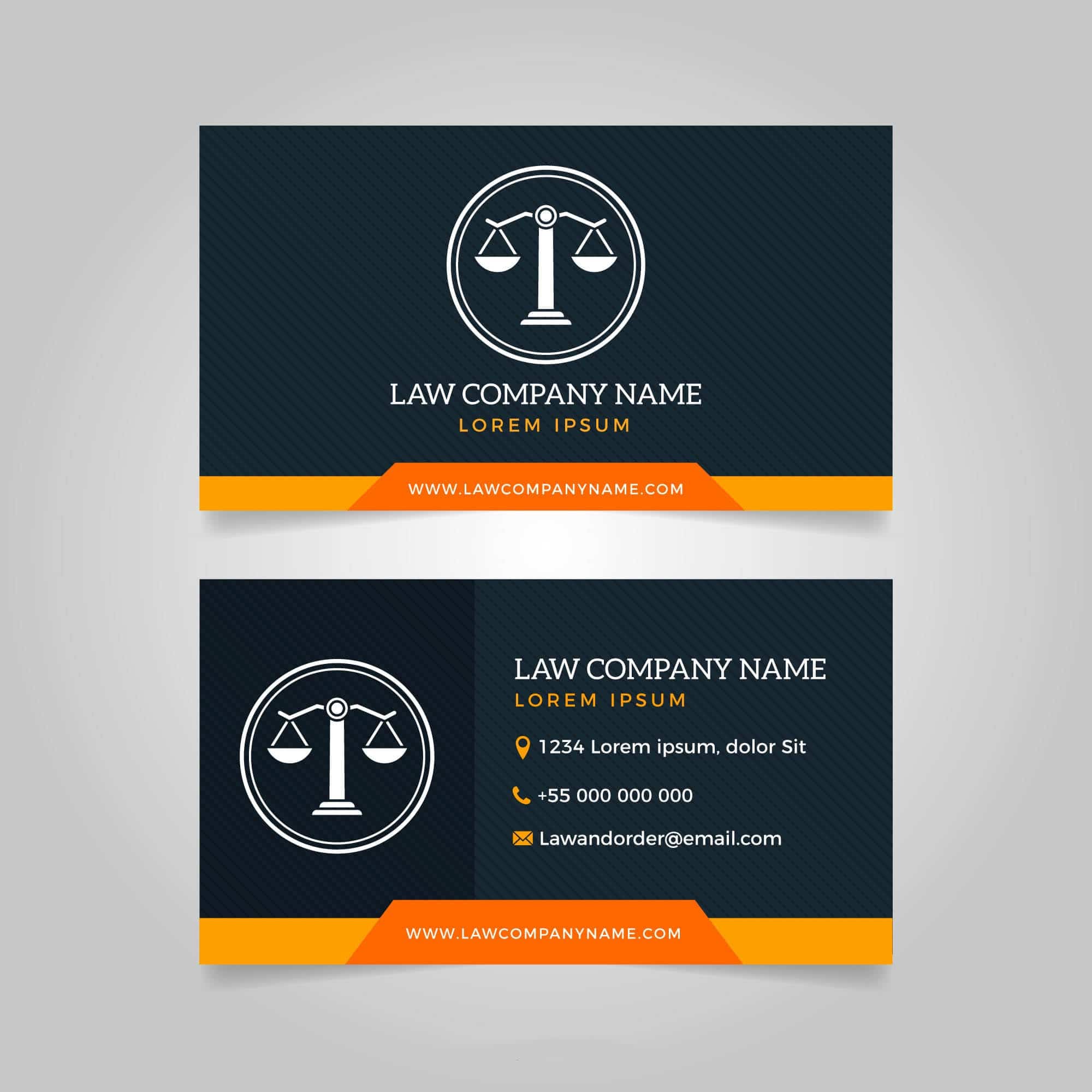 Mẫu card visit luật sư 2 Mẫu card visit luật sư 2