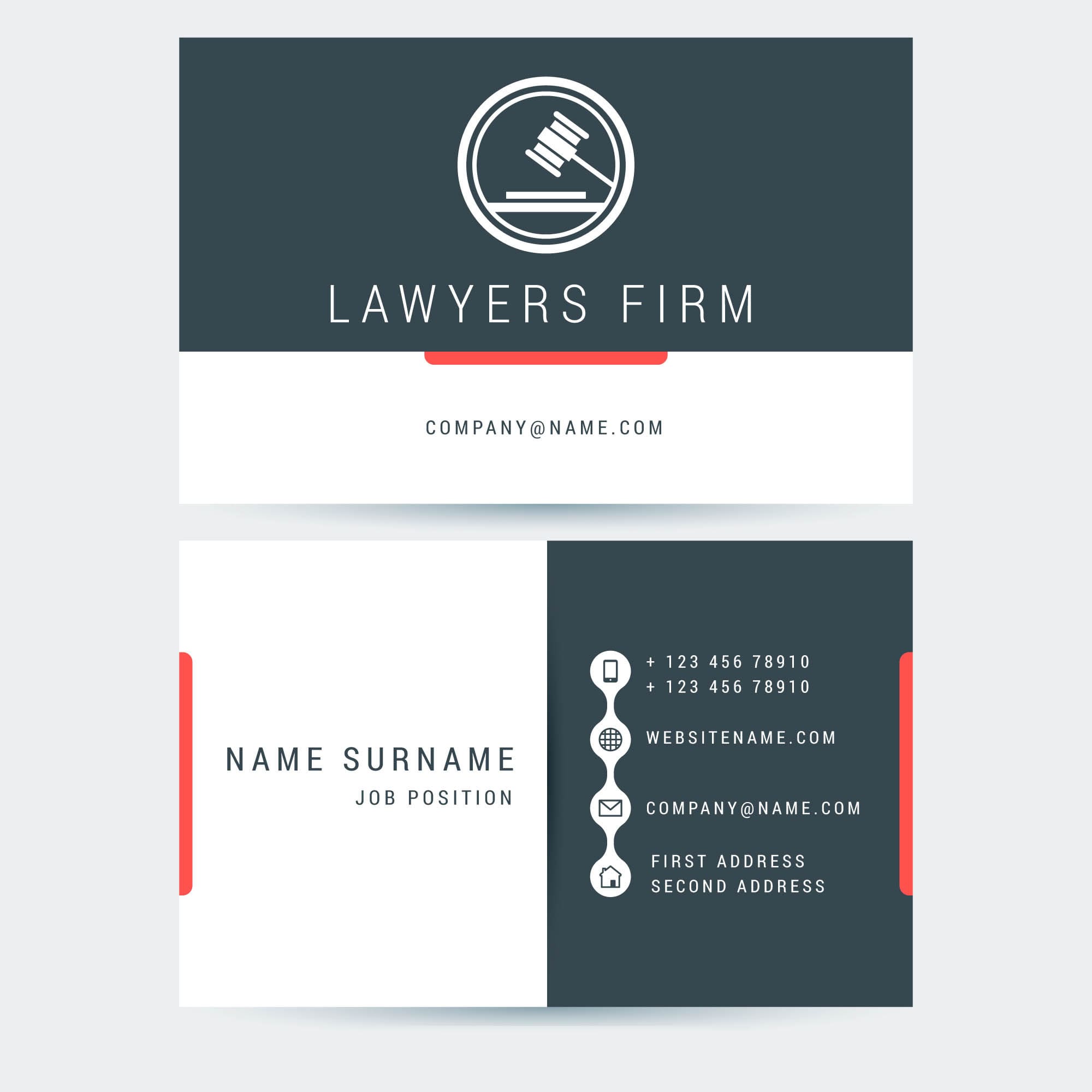 Mẫu card visit luật sư 18 Mẫu card visit luật sư 18