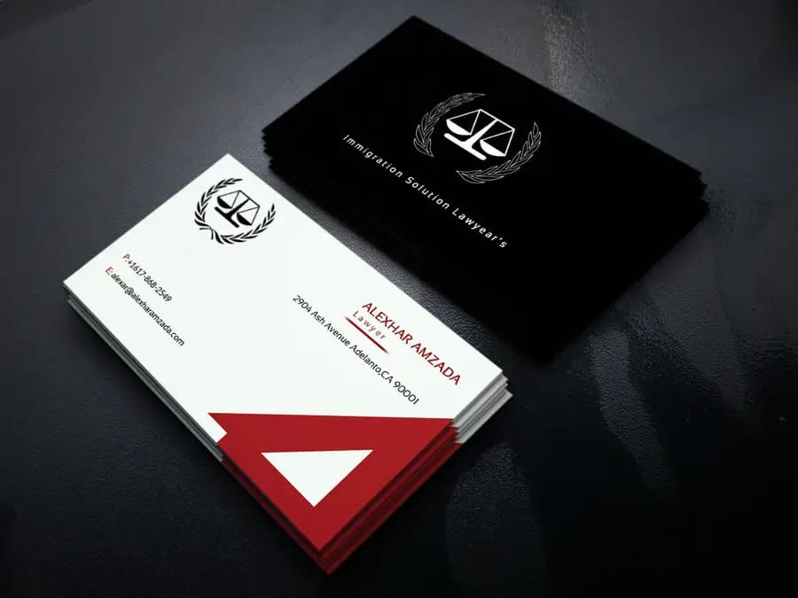 Mẫu card visit luật sư 6 Mẫu card visit luật sư 6