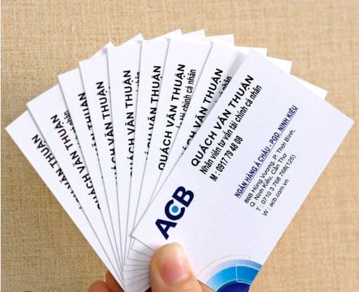 Card visit ngân hàng VPBank: