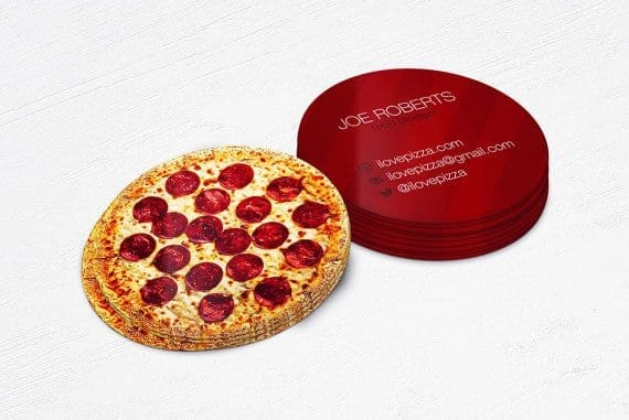 Mẫu card visit nhà hàng hình dáng lạ mắt 1 Mẫu card visit nhà hàng hình dáng lạ mắt 1