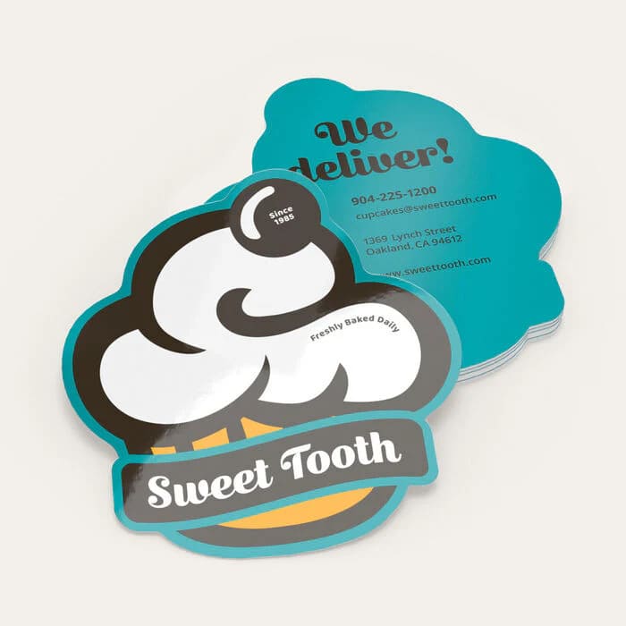 Mẫu card visit nhà hàng hình dáng lạ mắt 4 Mẫu card visit nhà hàng hình dáng lạ mắt 4