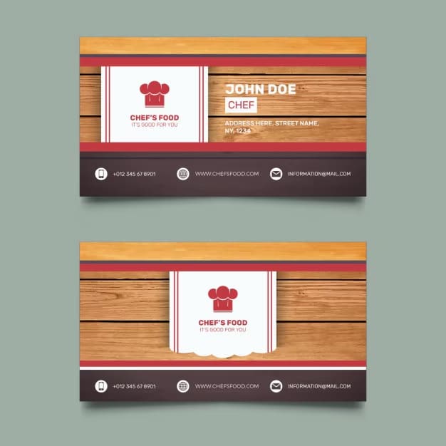 Card visit nhà hàng sử dụng chất liệu đặc biệt 2 Card visit nhà hàng sử dụng chất liệu đặc biệt 2