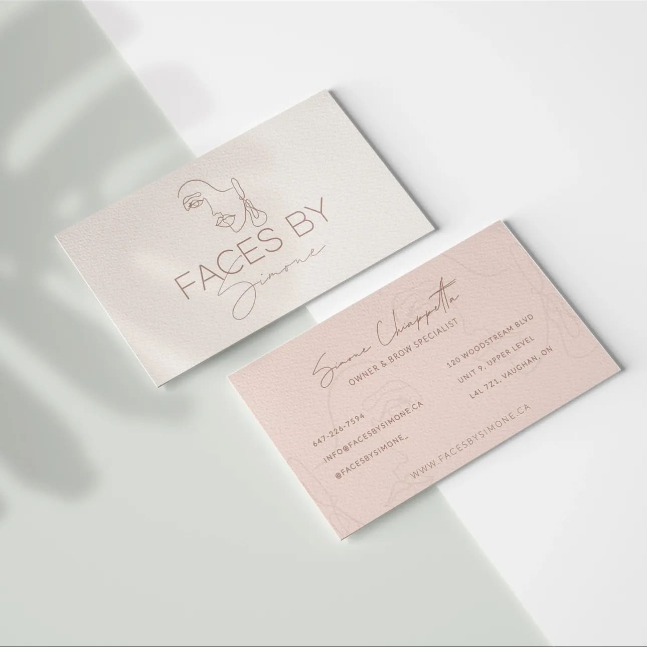 Mẫu card visit phun xăm thẩm mỹ đẹp 11