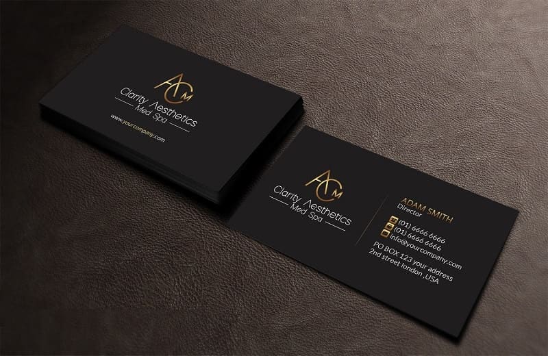 Mẫu card visit spa cao cấp Mẫu card visit spa cao cấp