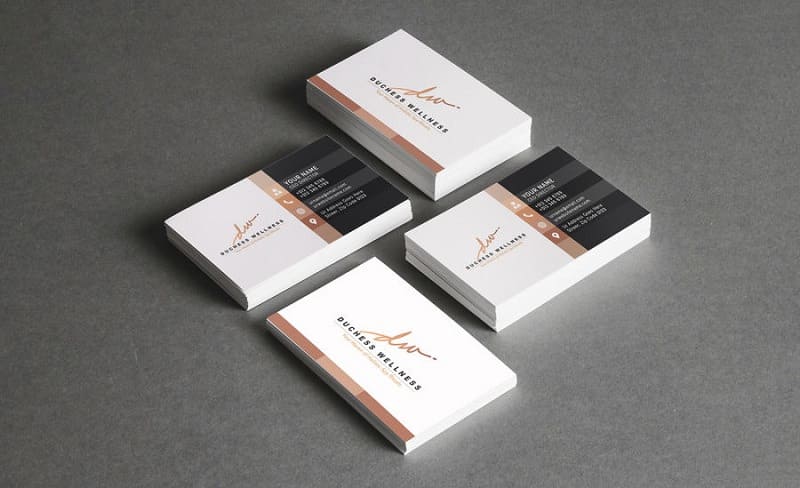 Mẫu card visit spa hiện đại Mẫu card visit spa hiện đại