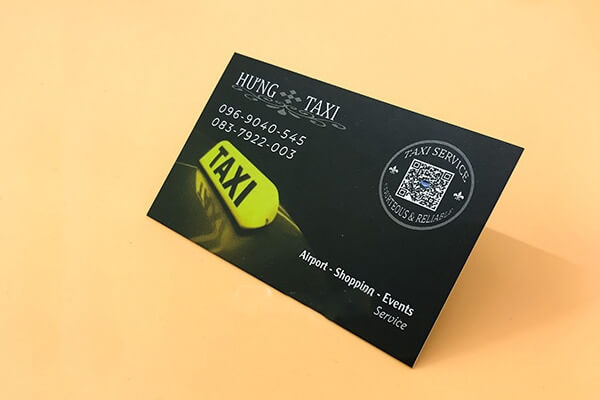 Mẫu card visit taxi chuyên nghiệp Mẫu card visit taxi chuyên nghiệp