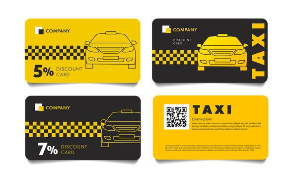 Mẫu card visit taxi chuyên nghiệp, hiện đại Mẫu card visit taxi chuyên nghiệp, hiện đại