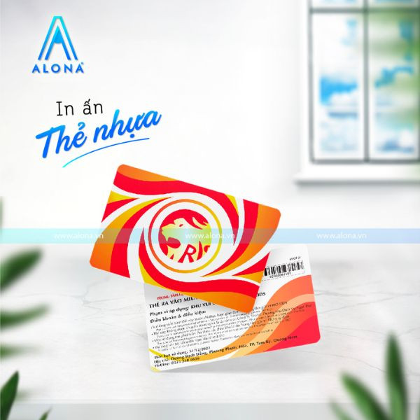 Mẫu in thẻ nhựa chuẩn được đặt nhiều