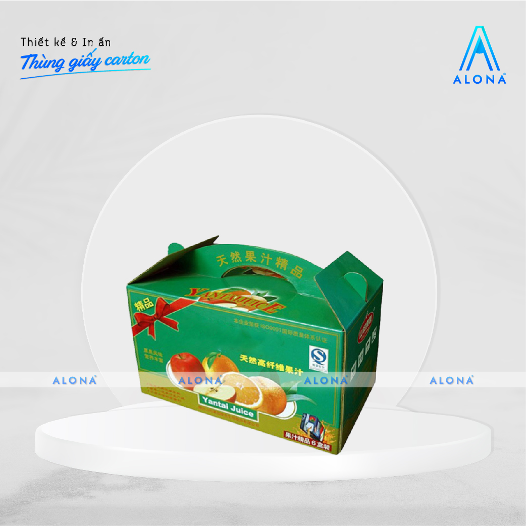 Tiêu chuẩn in hộp carton theo yêu cầu, chất lượng tại Alona