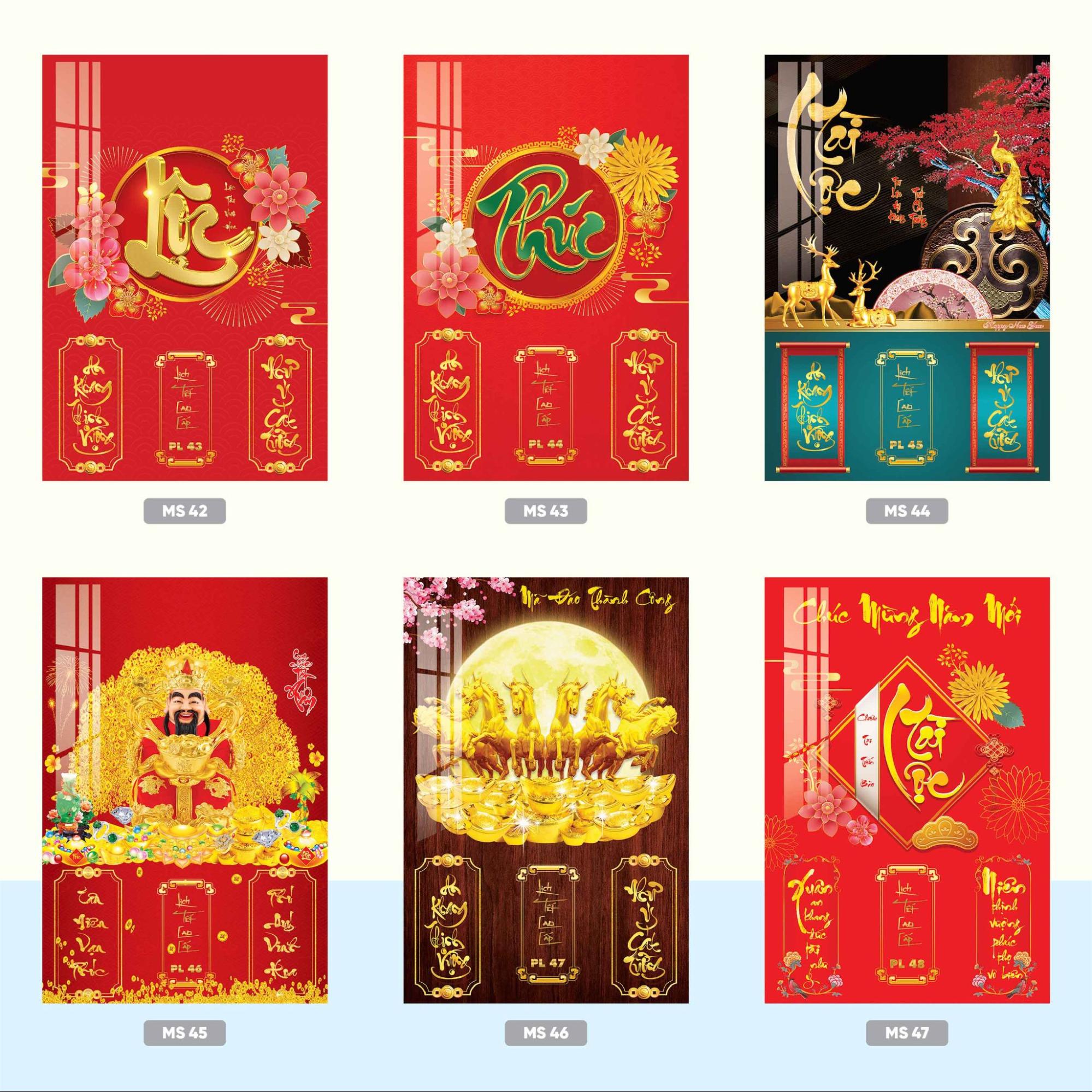 Mẫu lịch treo tường