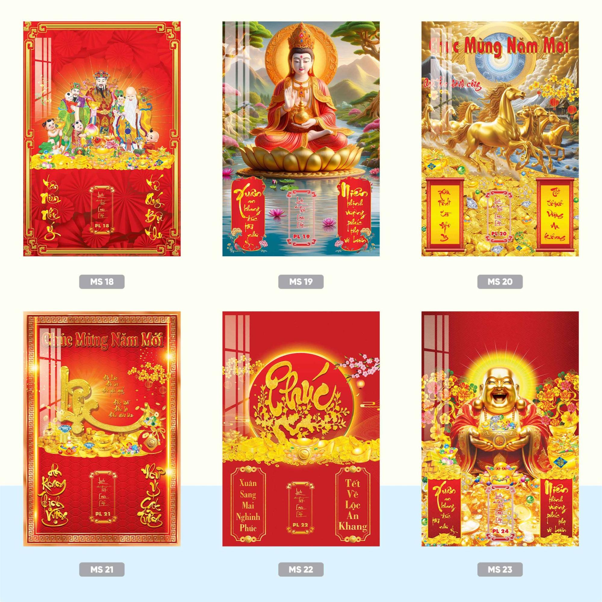 Mẫu lịch treo tường