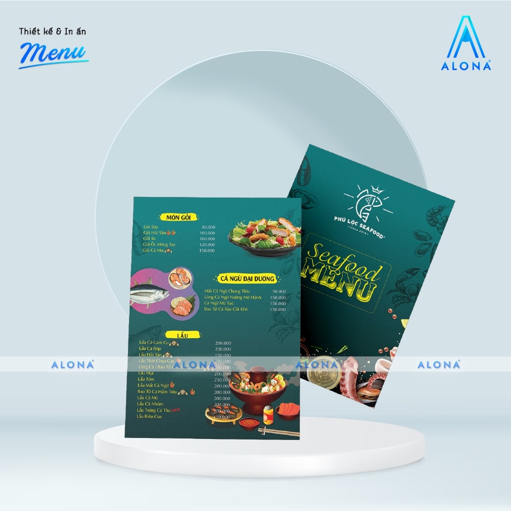 mẫu menu đẹp