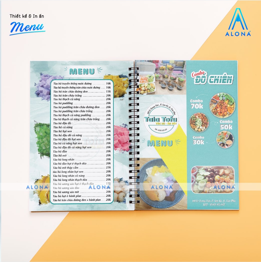 mẫu menu đẹp