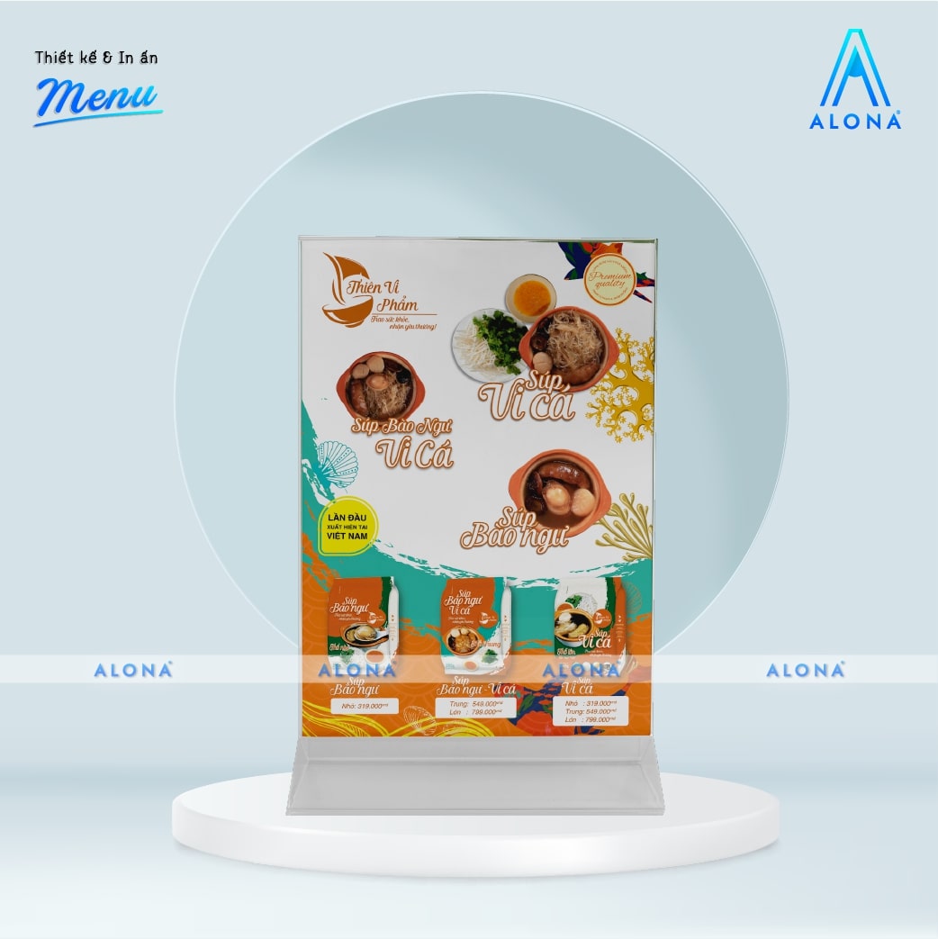 mẫu menu đẹp