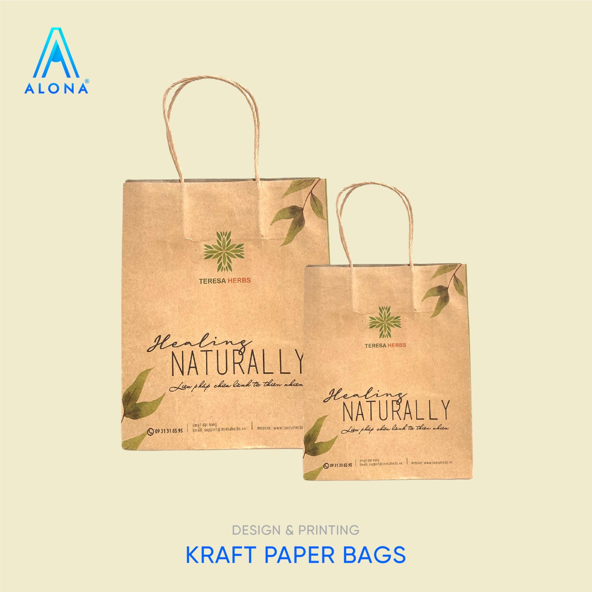 Eco-friendly Kraft paper bags Eco-friendly Kraft paper bags