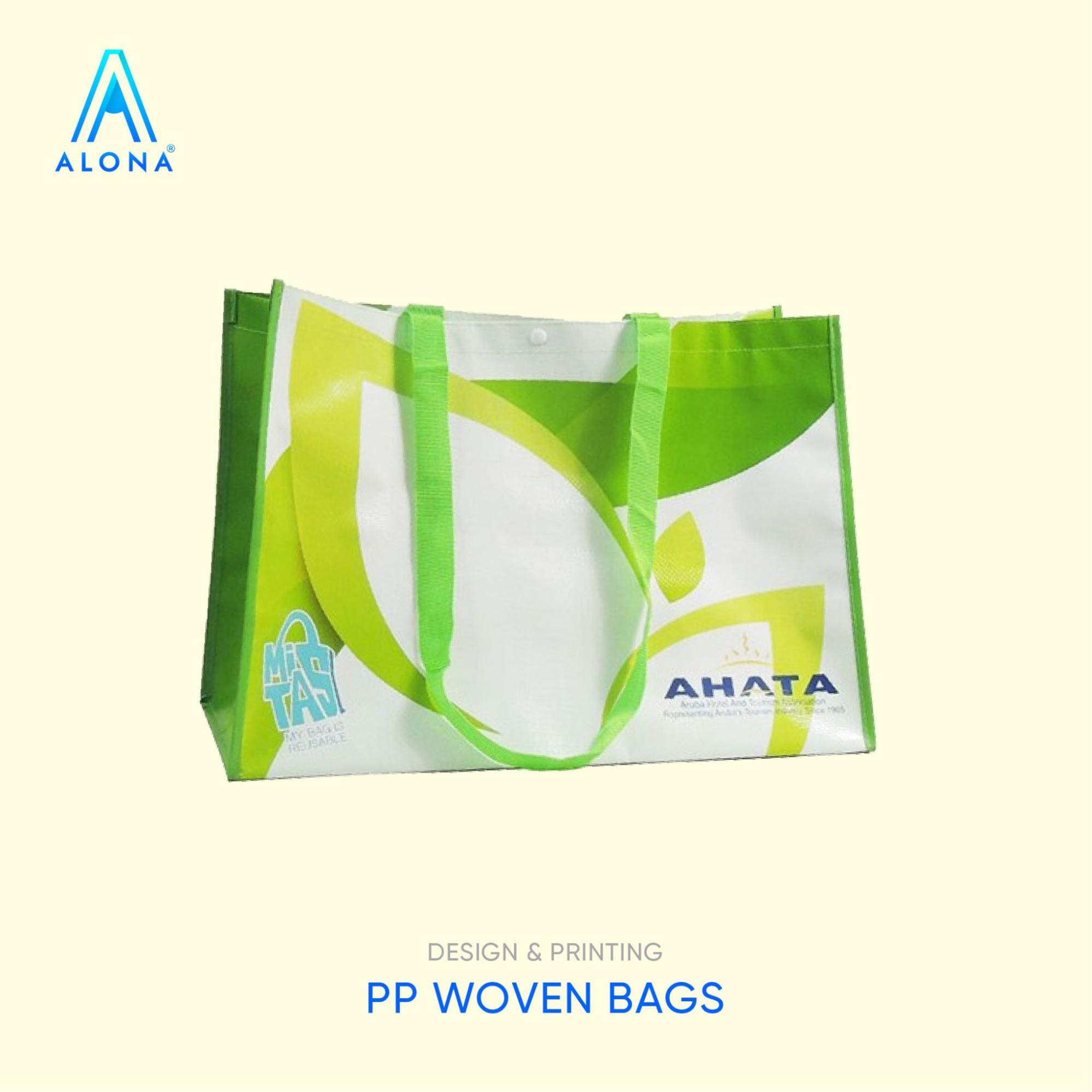 Eco-friendly blue woven PP bags Eco-friendly blue woven PP bags
