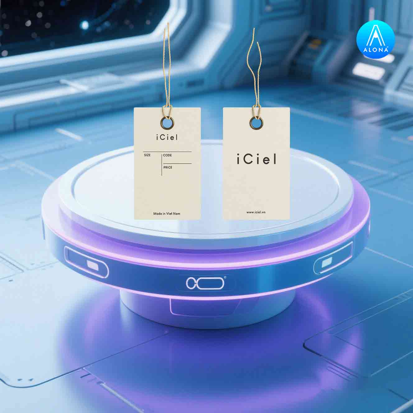 tag mác sản phẩm iciel