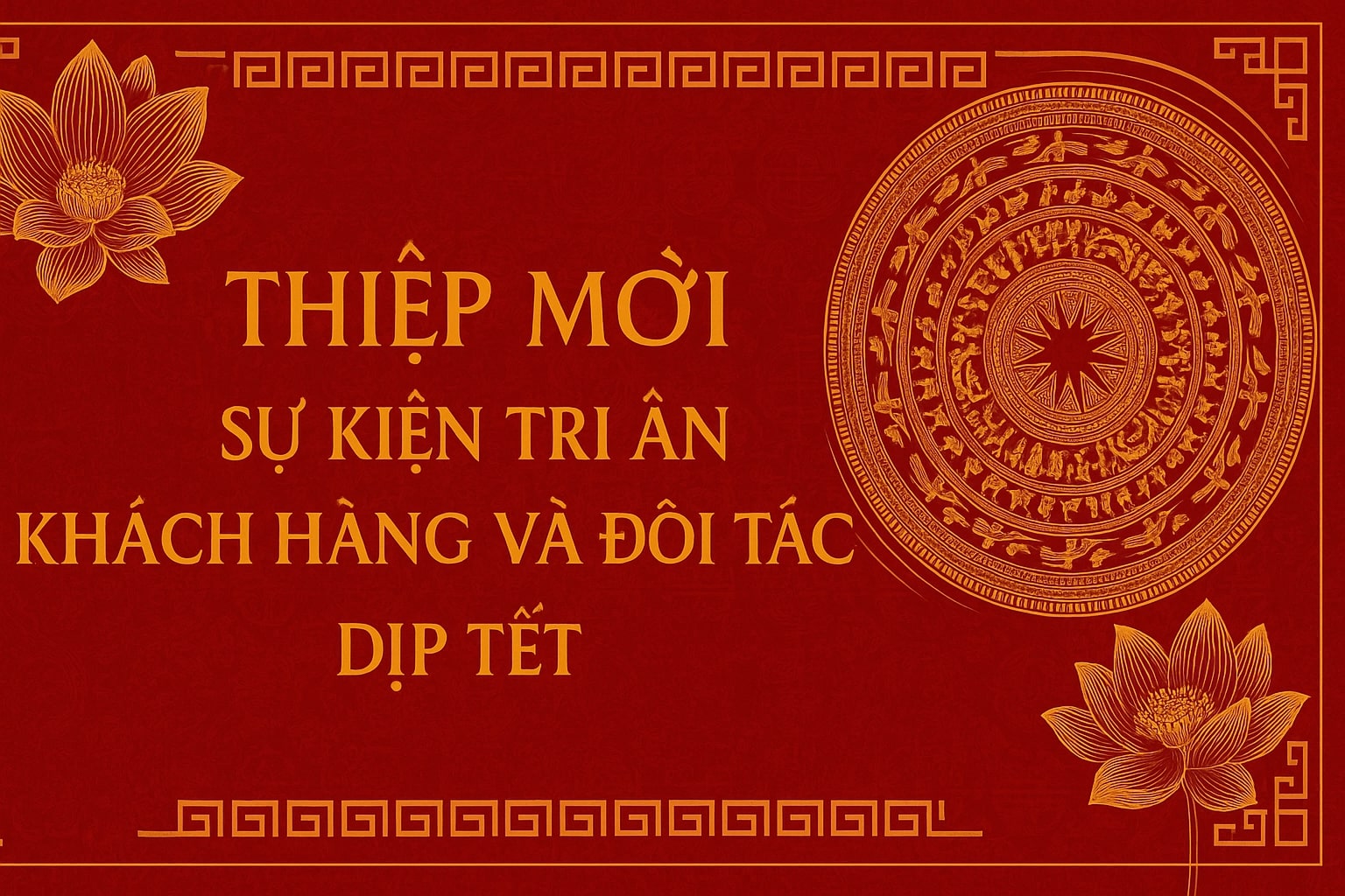 Phong cách truyền thống Việt Nam với họa tiết hoa sen và trống đồng