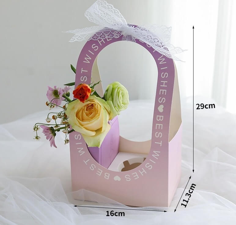 Kích thước của túi giấy đựng hoa