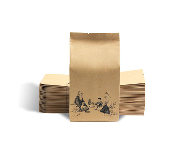 Túi giấy đựng trà với thiết kế vô cùng sang trọng và độc đáo