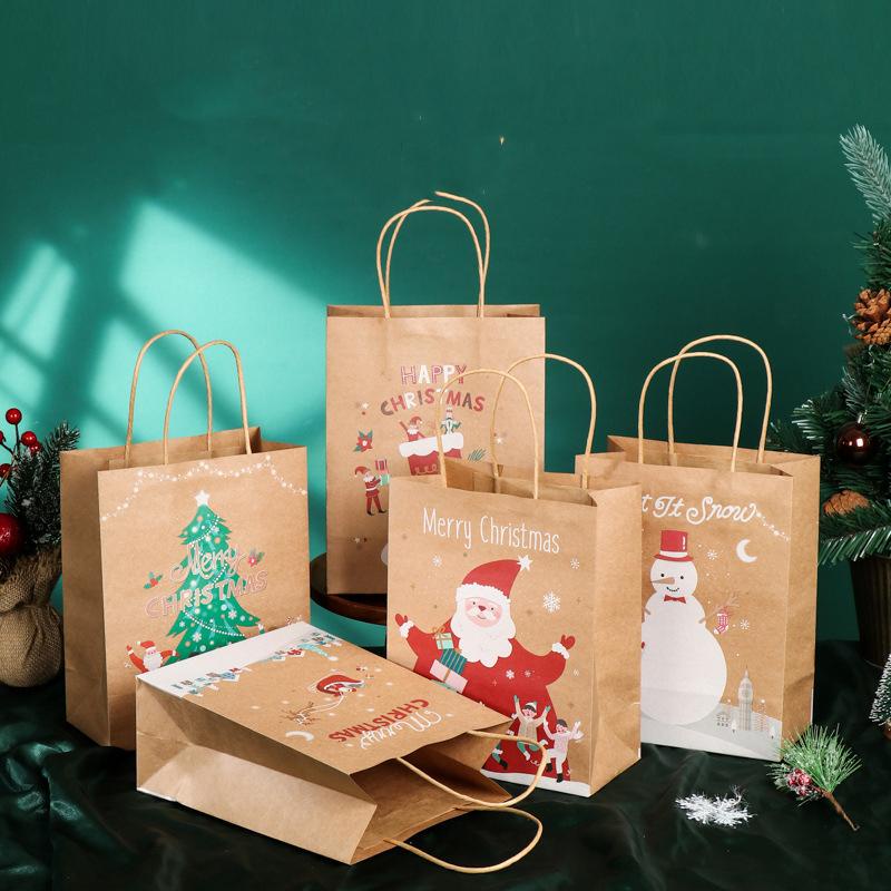 Túi giấy Kraft Noel vintage