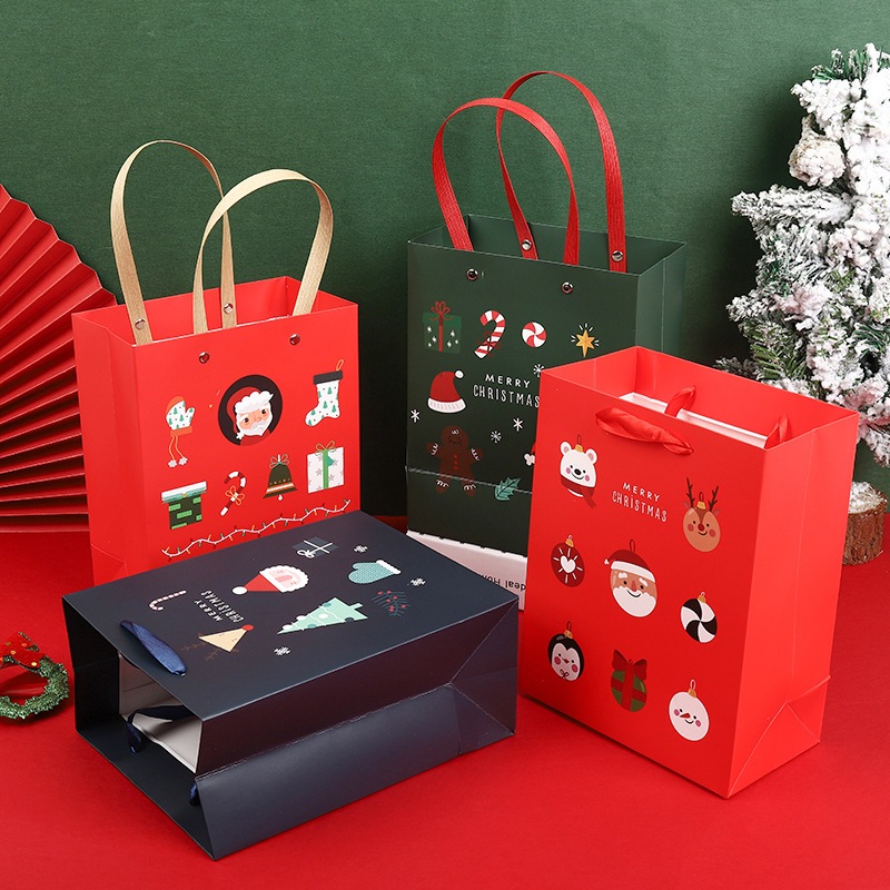 Túi giấy Noel phong cách hiện đại