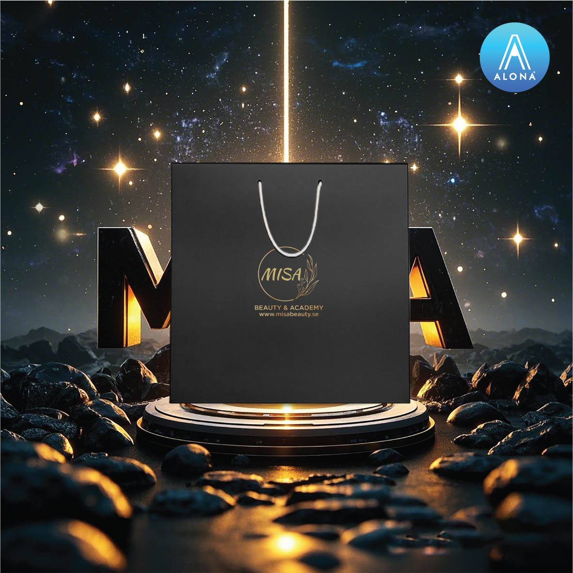 mẫu thiết kế túi giấy tại Alona